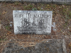 Ruby Lee Mathews 
