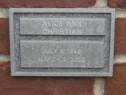 Alice Ann Christian 
