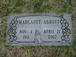Margaret M. <I>Pergram</I> Abbott 
