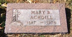 Mary Bridget <I>Holzer</I> Achgill 