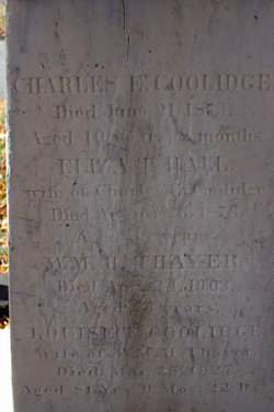 Eliza T <I>Hall</I> Coolidge 
