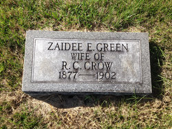 Zaidee E. <I>Green</I> Crow 