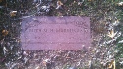 Ruth Maud Hilda Markunas 