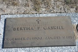 Bertha F <I>Beard</I> Gaskill 