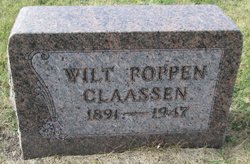 Wilt Poppen “Will” Claassen 