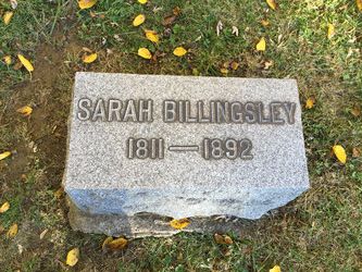 Sarah <I>Peters</I> Billingsley 