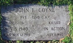 PVT John Francis Coyne Jr.