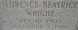 Florence Beatrice <I>Wright</I> Daniel 
