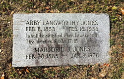 Abby <I>Langworthy</I> Jones 
