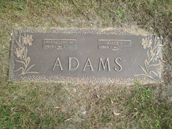 Alice F <I>Campbell</I> Adams 