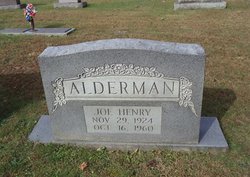 Joe Henry Alderman 