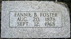 Fannie B. <I>Witcher</I> Foster 