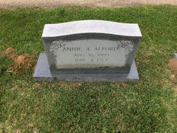 Annie Lea <I>Addison</I> Alford 
