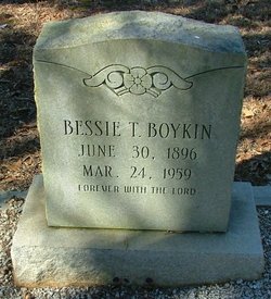 Bessie T <I>Huggins</I> Boykin 
