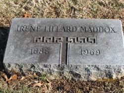 Irene <I>Lillard</I> Maddox 