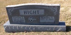 Bertha A. <I>Allen</I> Hight 