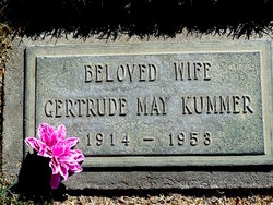 Gertrude May “Gertie” <I>McKenna</I> Kummer 