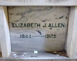 Elizabeth Jane <I>Hobaugh</I> Allen 