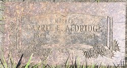 Carrie E. <I>Roberts</I> Aldridge 