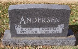 Martha Eugenia <I>Elder</I> Andersen 