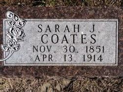 Sarah J. <I>Davis</I> Coates 