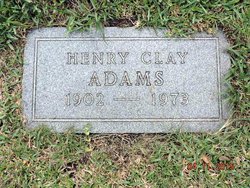 Henry Clay Adams 