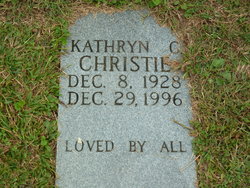 Kathryn Cecilia <I>Watters</I> Christie 
