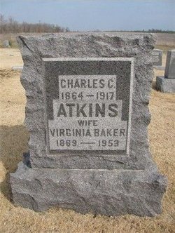Virginia “Jennie” <I>Baker</I> Atkins 