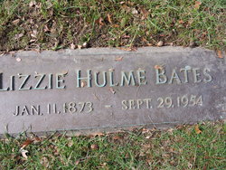 Elizabeth Ann “Lizzie” <I>Hulme</I> Bates 