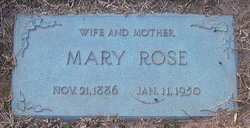 Mary Elizabeth <I>Clippard</I> Rose 