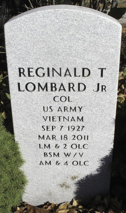 Col Reginald Thomas “Reg” Lombard Jr.
