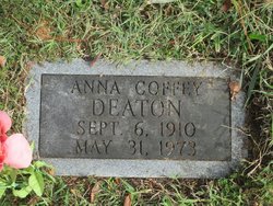 Anna <I>Coffey</I> Deaton 