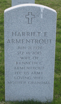 Mrs Harriet Ellen <I>Harder</I> Armentrout 
