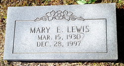 Mary E Lewis 