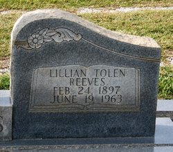 Lillian <I>Tolen</I> Reeves 