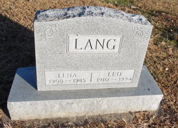 Lena <I>Fencl</I> Lang 