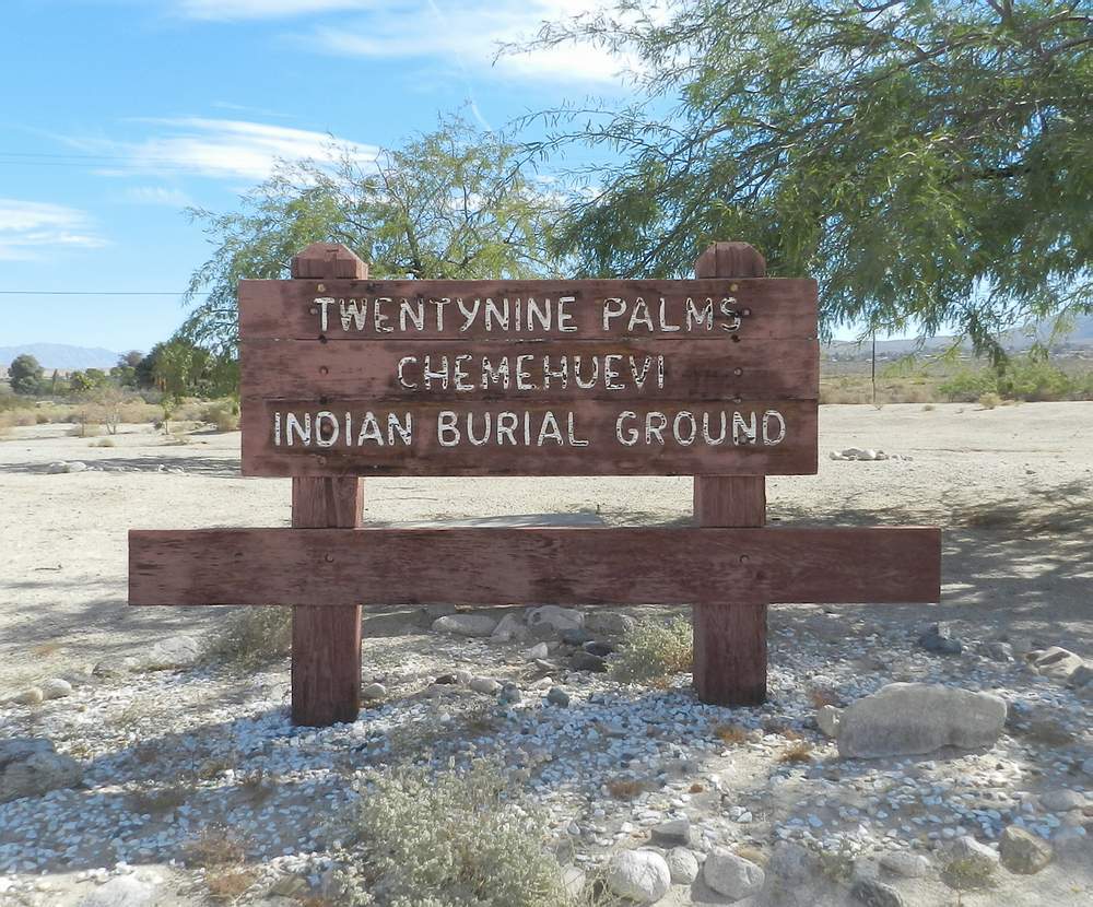 Twentynine Palms Chemehuevi Indian Burial Ground
