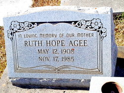 Ruth Hope Agee 