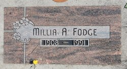 Millia Arminda <I>Miller</I> Fodge 