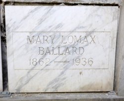 Mary A <I>Lomax</I> Ballard 