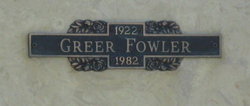 Lloyd Greer Fowler 