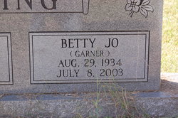 Betty Jo “Jody” <I>Garner</I> King 