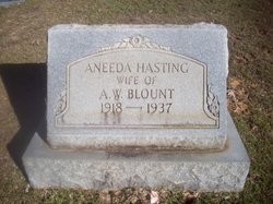 Aneeda <I>Hastings</I> Blount 