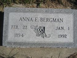 Anna E. <I>Reinke</I> Bergman 