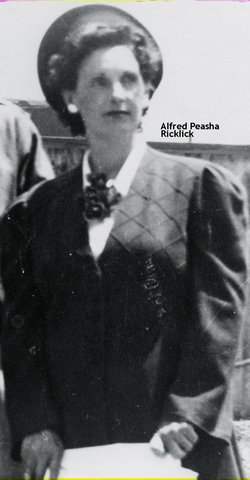 Mrs Alfreda Mary <I>Peasha</I> Ricklick 