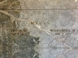 Bernadine W <I>Kleyer</I> Meyer 