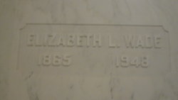 Elizabeth Lincoln <I>Welborn</I> Wade 