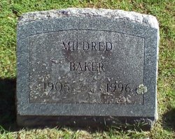 Mildred B. <I>Bauer</I> Baker 