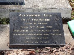 Alexander Jack “A.J.” Oxenford 
