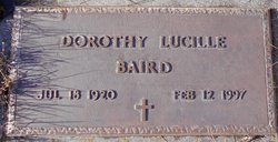 Dorothy Lucille <I>Gunderson</I> Baird 